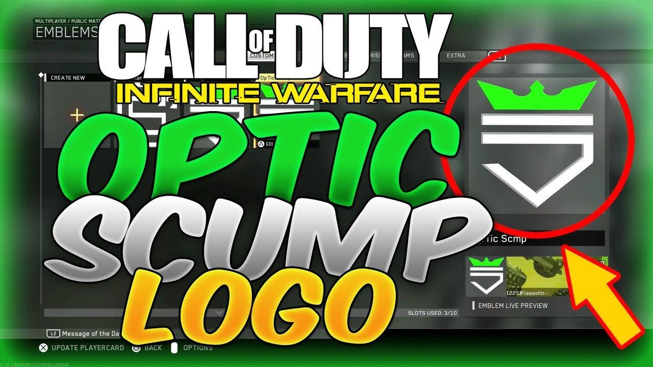 OpTic Scump Logo - How to make OpTic Scump's Custom Logo on Infinite Warfare - YouTube