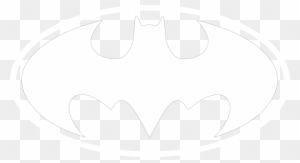 White Batman Logo - Batman Logo Clip Art Batman Logo Png Transparent PNG