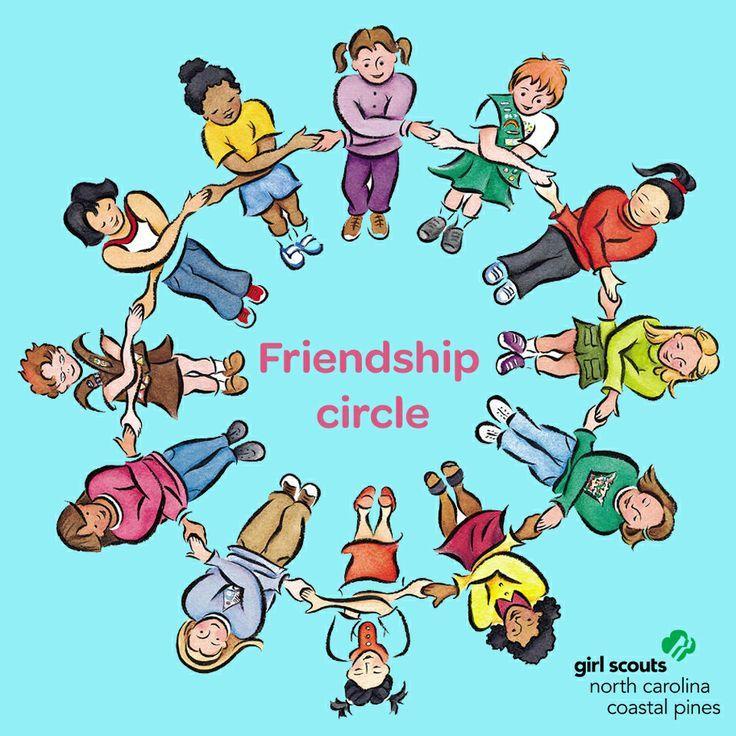 Girl Scouts Circle of Friends Logo - The friendship circle stands for an unbroken chain of friendship ...