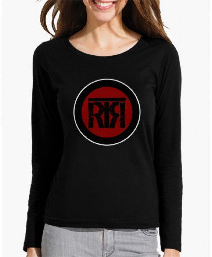 Red White Black Logo - various colors) road to ruin rtr simple logo t-shirt Women Black Red ...