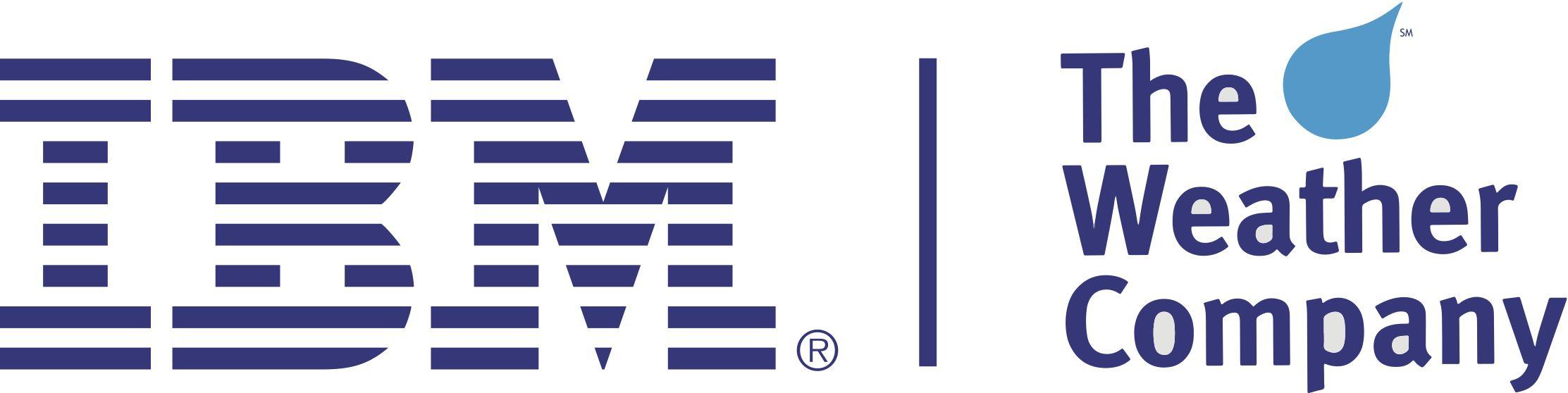 IBM Company Logo - IBM News room - IBM and The Weather Company Logo - United States