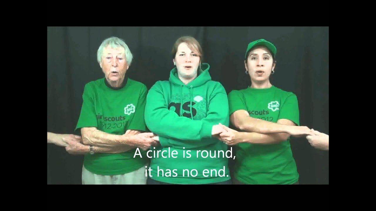 Girl Scouts Circle of Friends Logo - Make New Friends - YouTube