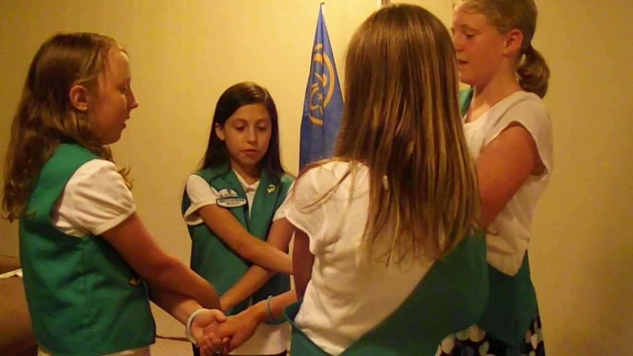 Girl Scouts Circle of Friends Logo - Girl Scout songs and closing circle - YouTube