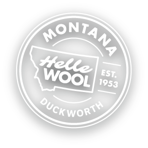 Online Outdoor Company Sheep Logo - Duckworth - Montana Grown Merino Wool. 100% Made in USA.