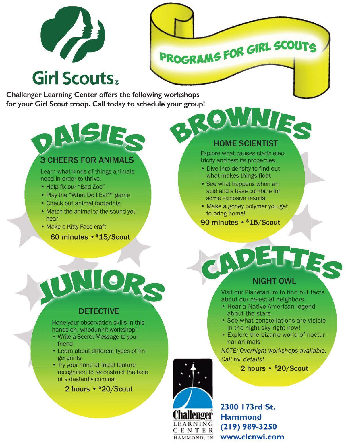 Girl Scouts Circle of Friends Logo - Interactive Learning for Girl Scouts | Challenger Learning Center