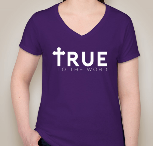 Purple and White Logo - True To The Word Apparel | True To The Word Logo || Purple w/ White ...