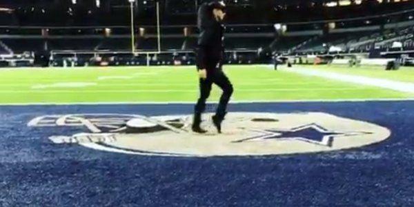 Https MSN News Logo - Watch @ciara moonwalk all over Cowboys logo msn.com/en-us/sports/n ...