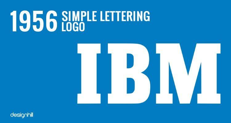 First IBM Logo - IBM Logo Design– Simple Logo Type To Express Speed And Dynamism