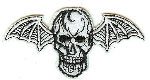 Avenged Sevenfold Bat Skull Logo - Avenged Sevenfold Iron On Patch Death Bat Skull