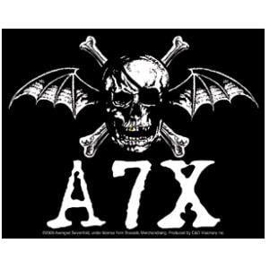 Avenged Sevenfold Bat Skull Logo - Avenged Sevenfold Death Bat - Vinyl Sticker at Sticker Shoppe
