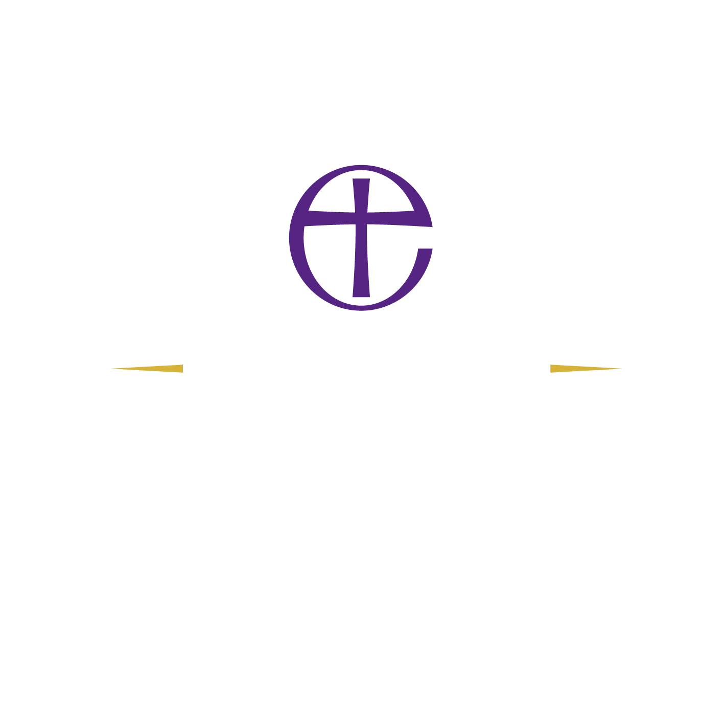 Purple and White Logo - Hereford Diocese Logo Basic Purple + White
