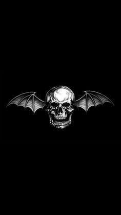 Avenged Sevenfold Bat Skull Logo - Avenged Sevenfold A7X Logo Best HD Wallpaper Wawpaper | Things to ...