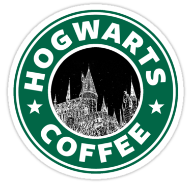 Harry Potter Starbucks Logo - Ravenclaw Hufflepuff. Harry Potter