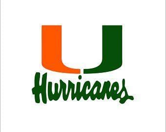 Miami Hurricanes Logo - Miami hurricanes svg | Etsy