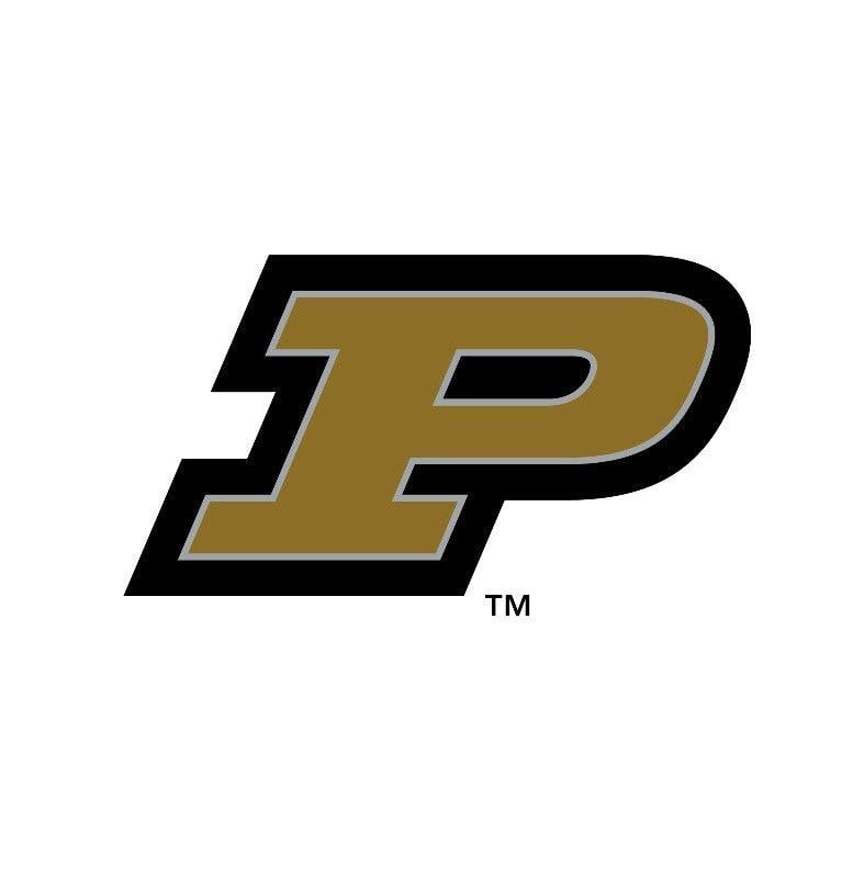 West Indiana Logo - This P is known to stand for Purdue University. This takes low