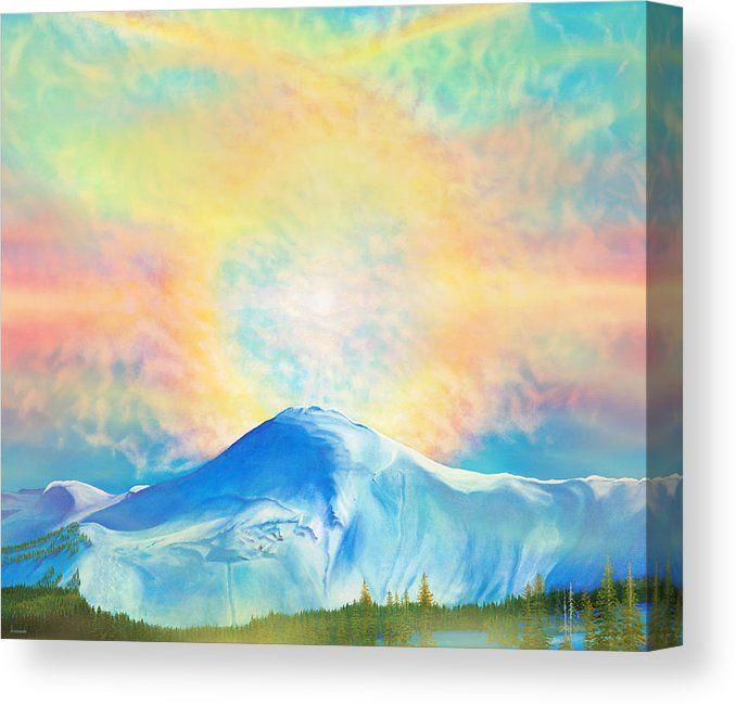 Savage Fire Wolf Logo - Fire Rainbow Over Alberta Peak Wolf Creek Colorado Canvas Print ...