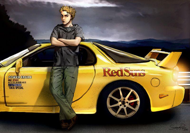 Red Suns Initial D Logo - 0.7.11 Initial DD Torpedo Stage mod v.0.7.1 Initial D Mod for IJN