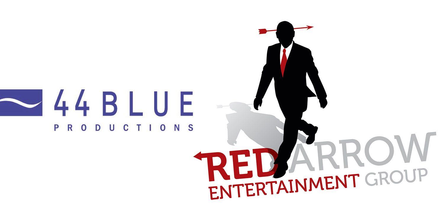 Blue Arrow Red Arrow Logo - Red Arrow Acquires 'Wahlburgers' Producer 44 Blue Productions ...