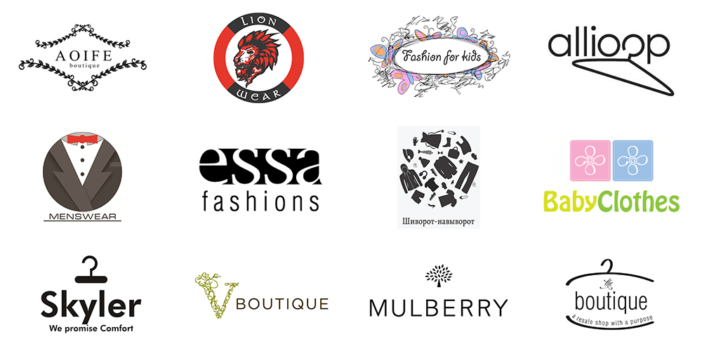 Fashion and Clothing Logo - How to Create a Clothing Logo: Guidelines and Tips | Logo Design ...