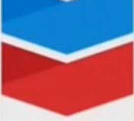 Red and Blue Arrows Pointing Down Logo - Part 242