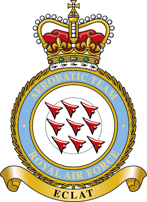 Blue and Red Arrow Logo - Red Arrows | Royal Air Force