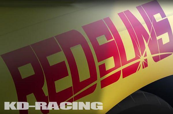 Red Suns Initial D Logo - RedSuns Decals Sticker Initial D Legend Series Logo X KD Racing