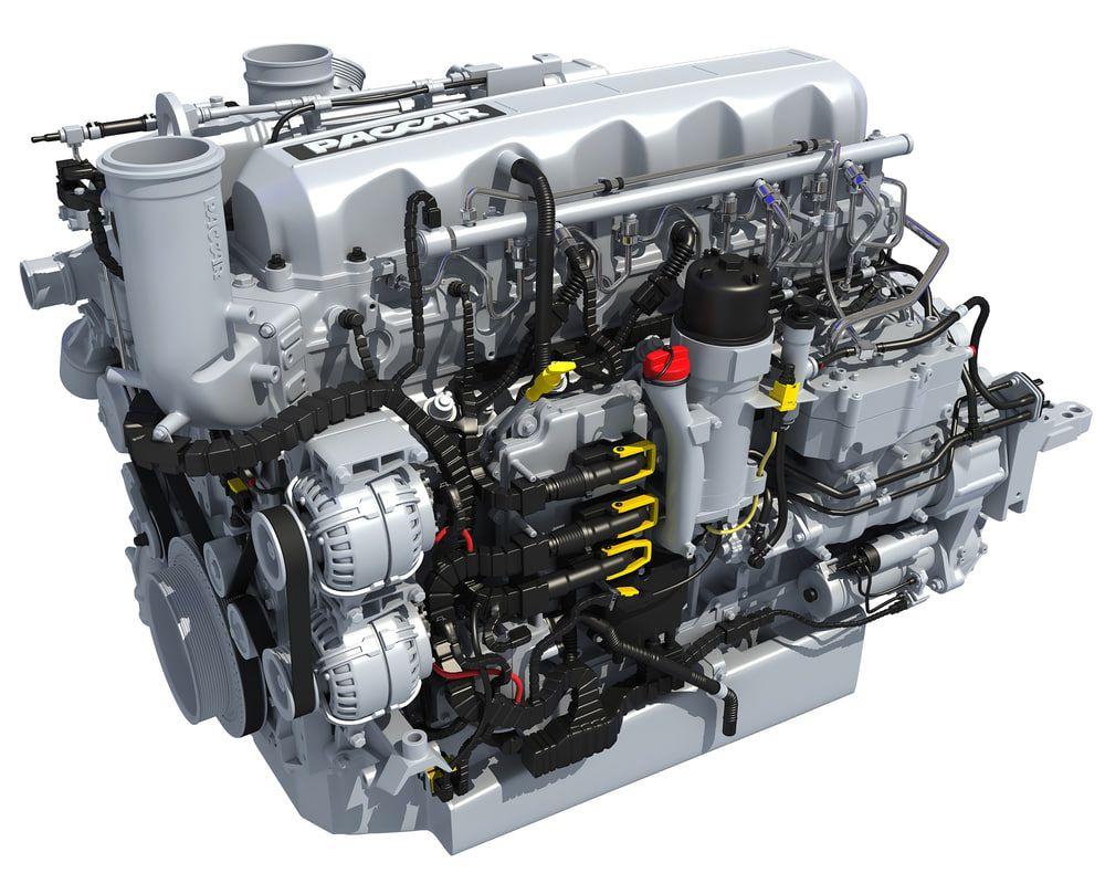 PACCAR MX Logo - 3d paccar mx-13 powertrain diesel engine