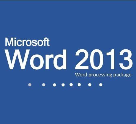 Microsoft Word 2013 Logo - Microsoft Word 2013 for Charities, Churches and Education - Tekgia
