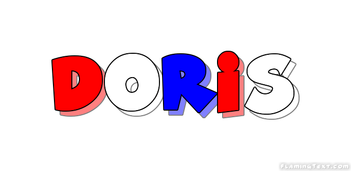 Doris Logo - United States of America Logo. Free Logo Design Tool from Flaming Text
