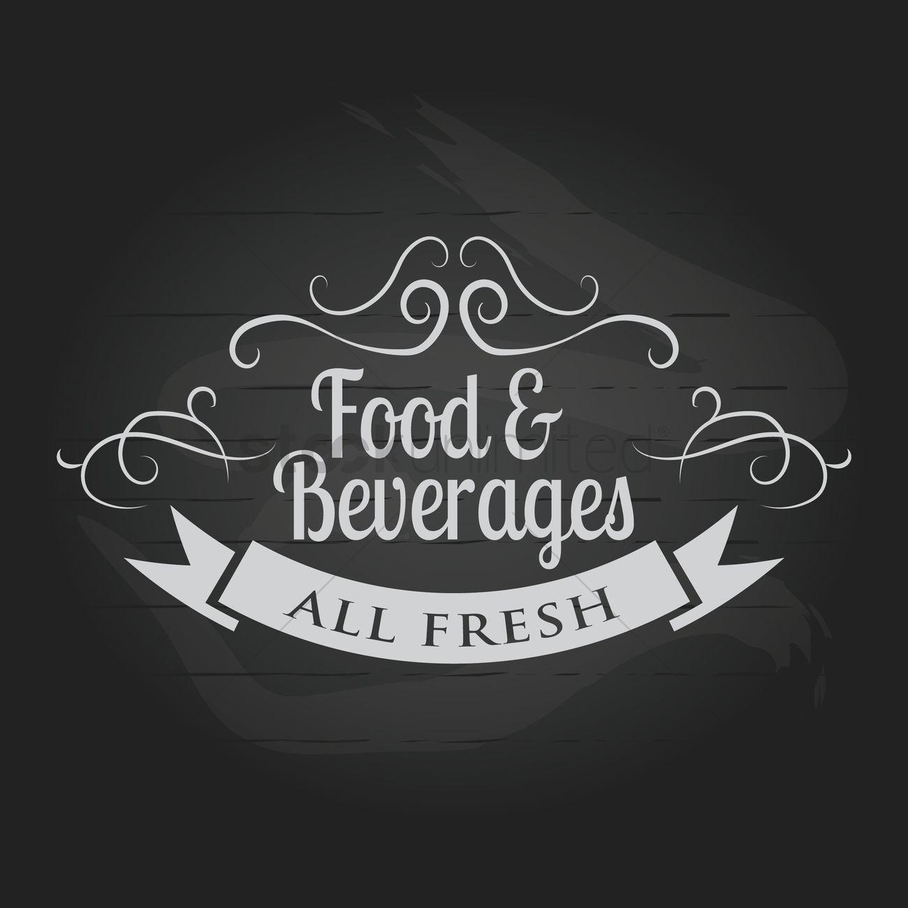 Food and Beverage Logo - Food and beverages menu design Vector Image - 1705949 | StockUnlimited