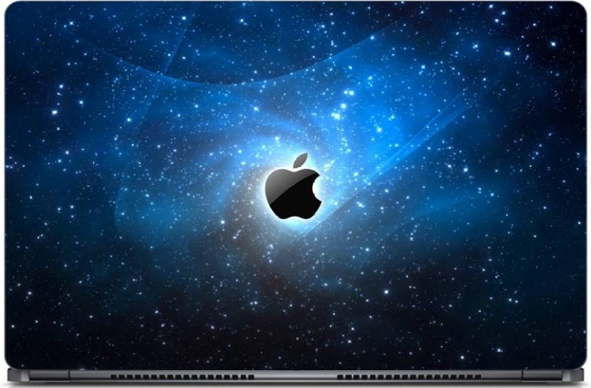 Galxay Apple Logo - HD Arts Blue Galaxy Apple Logo ECO Vinyl Laptop Decal 15.6 Price in ...