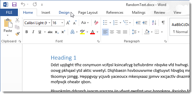 Microsoft Word 2013 Logo - How to Add a Watermark to a Document in Word 2013