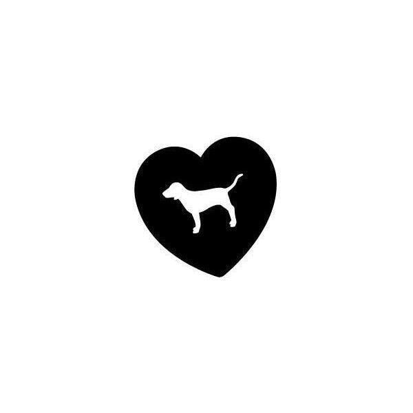 Victoria Secret Dog Logo - victoria's secret pink ❤ liked on Polyvore. PINK