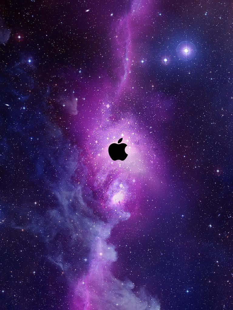 Galxay Apple Logo - Current Wallpaper: Galaxy Apple (iPhone/iPad) | Tysiphonehelp's Weblog