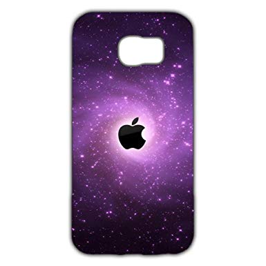 Galxay Apple Logo - Samsung Galaxy S6 Fashion Galaxy Background Apple Logo Phone Case 3D ...