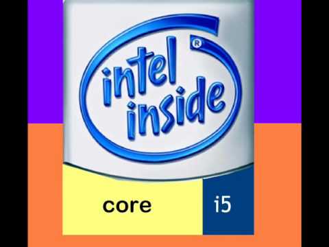Intel Core Logo - Custom made Intel Core i5 logo - YouTube
