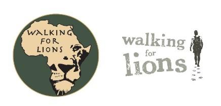Walking Lion Logo - Walking for Lions