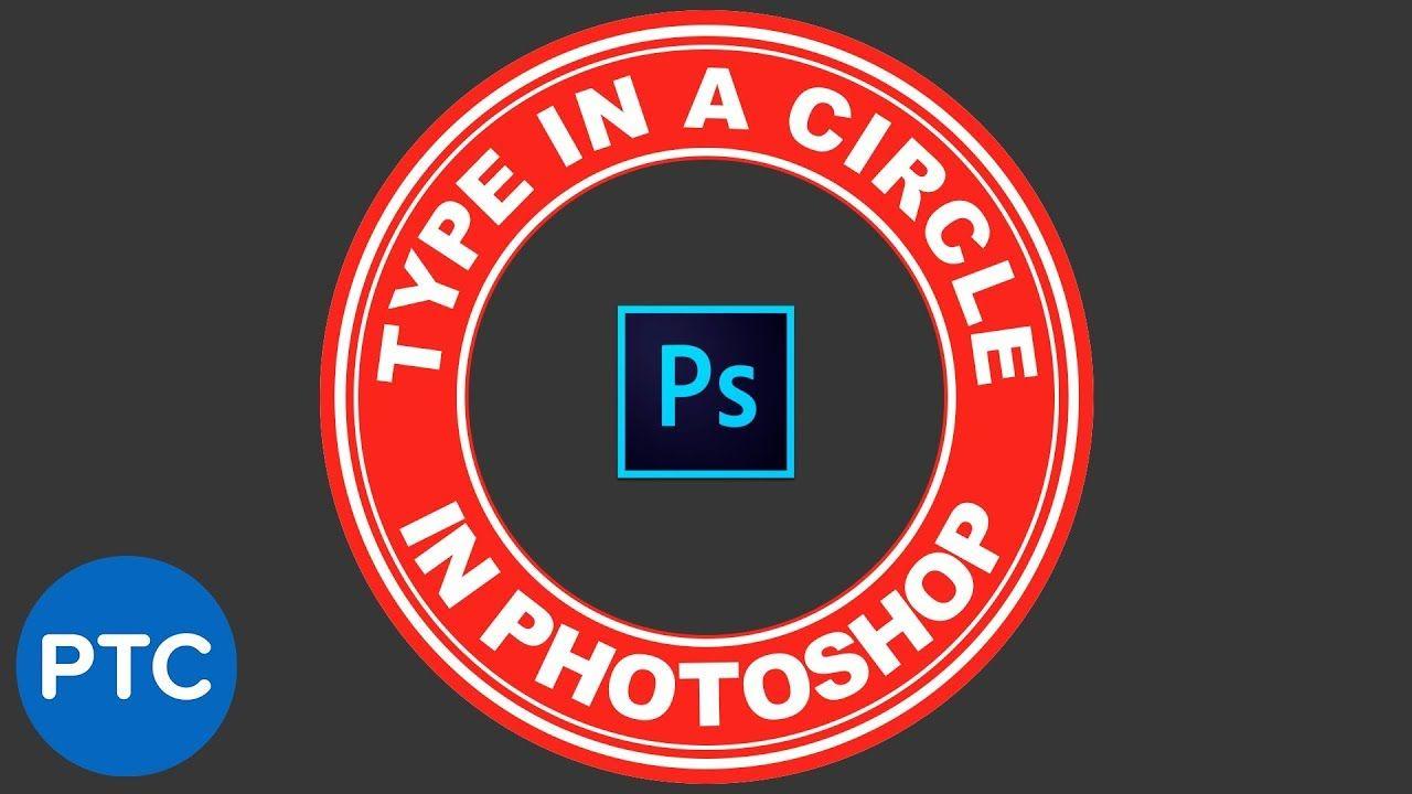 In Red Circle Logo - How To Type In a Circle In Photoshop - Text In a Circular Path ...