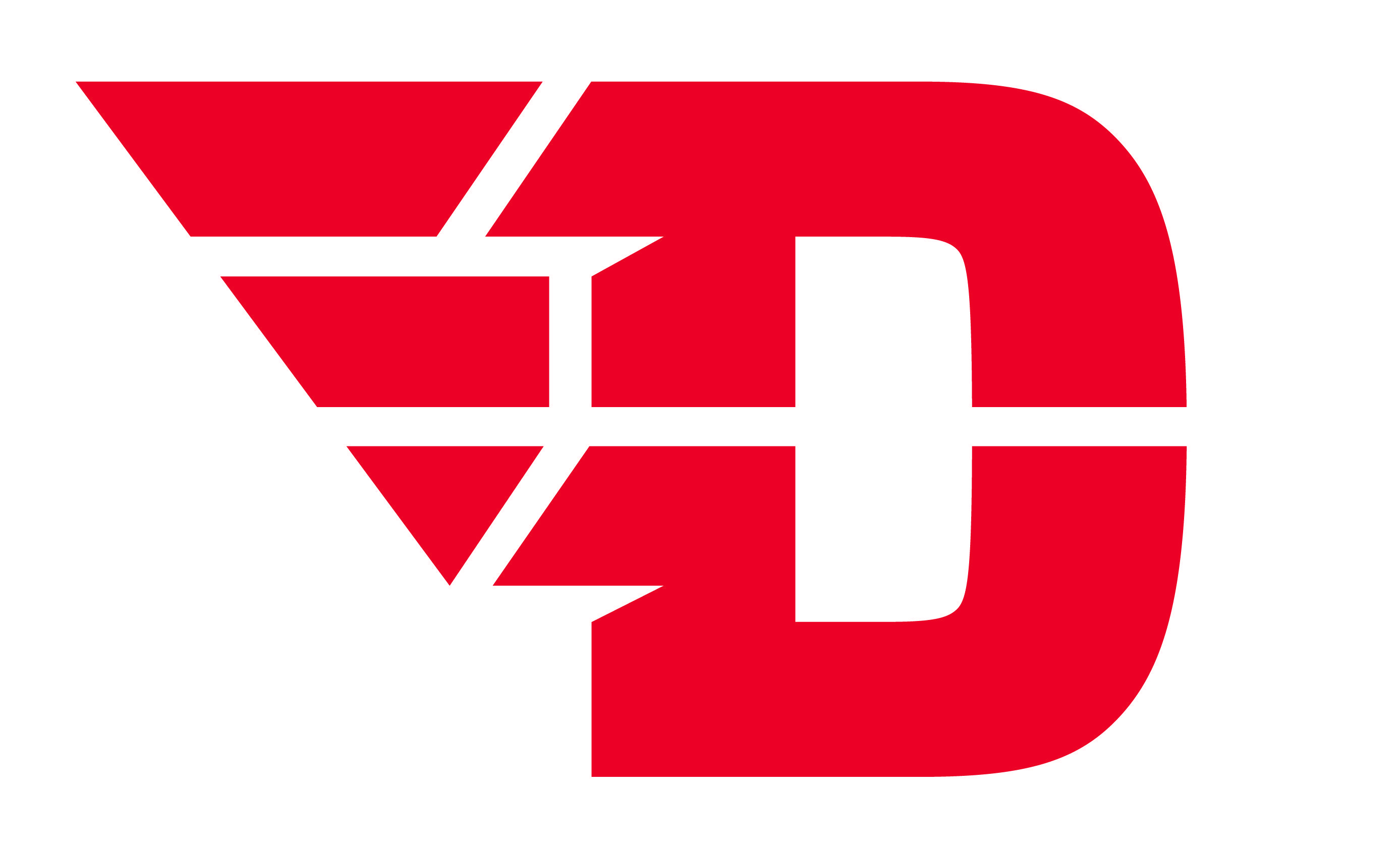 Red D Logo - Dayton Flyers Winged D Logo