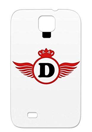 Red D Logo - First Letter Name Cool Logo Crest Symbols Wings D Shield Royal Crown