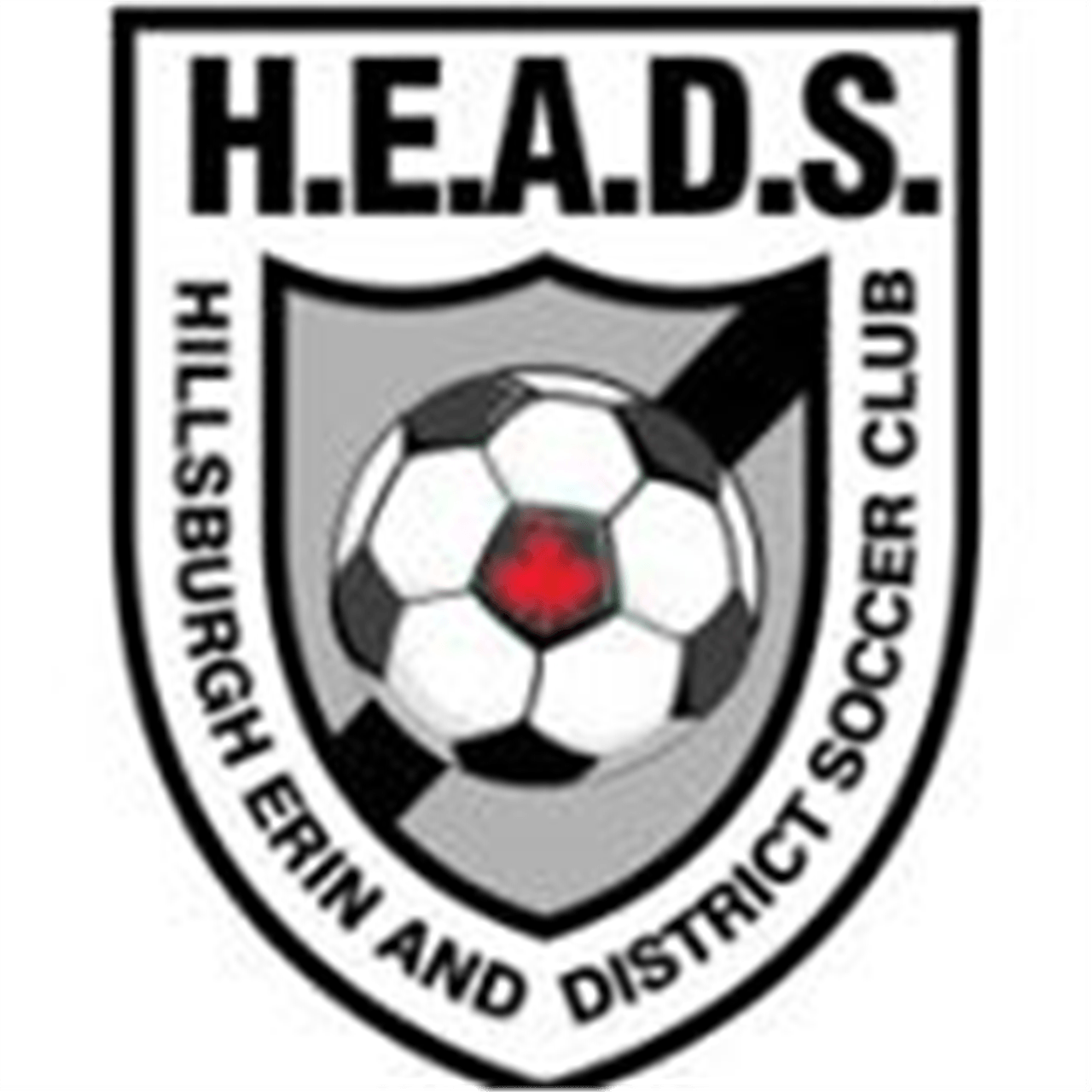 Red Ball with White Cross Logo - Hillsburgh Erin And District Soccer Club - Week 1