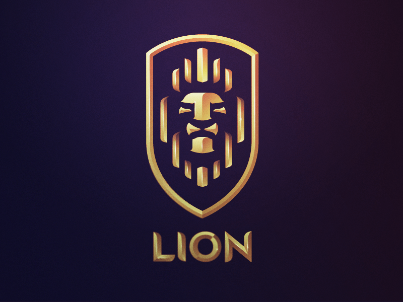 Walking Lion Logo - Lion Crest