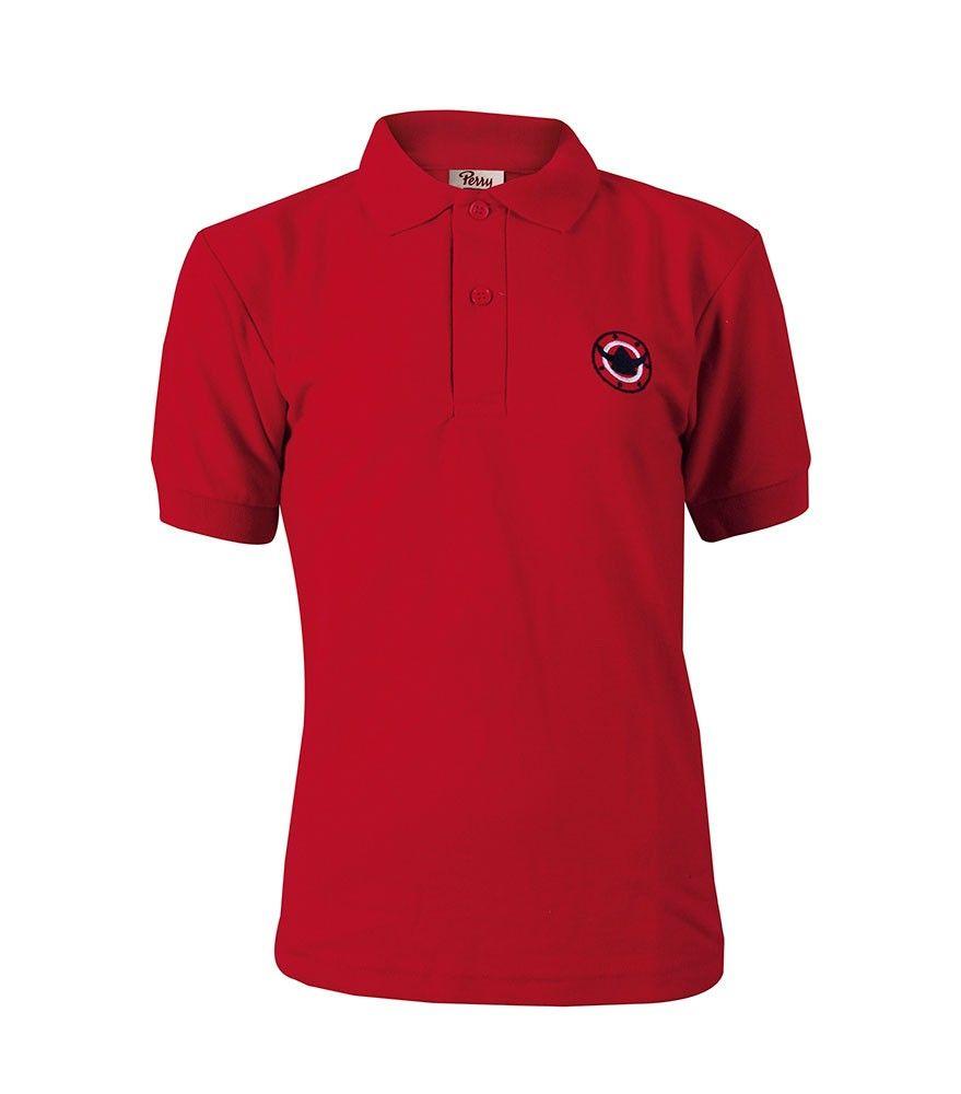 Red D Logo - TSH-52-DAN - Daneshill polo shirt - Red/logo - Summer Uniform - Boys ...