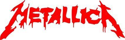 Metallica Red Logo - Amazon.com: All About Families METALLICA LOGO ~ V2 ~ Reflective Red ...