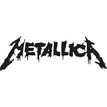 Red Metallica Logo - Amazon.com: All About Families METALLICA LOGO ~ V2 ~ Reflective Red ...