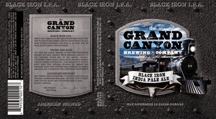 Grand Canyon IPA Logo - Black Iron IPA from The Grand Canyon Brewing Company