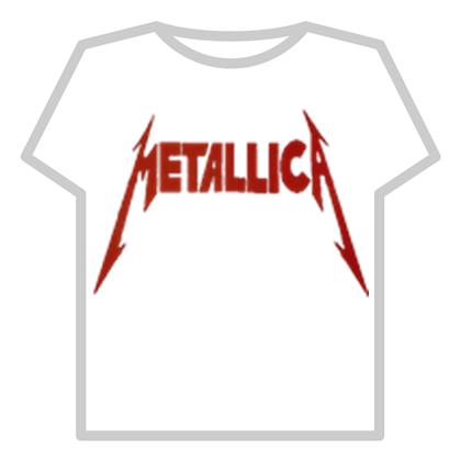 Red Metallica Logo - metallica logo red - Roblox