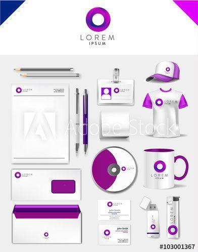 Round Purple Logo - Abstract purple blue pink round logo and corporate identity template
