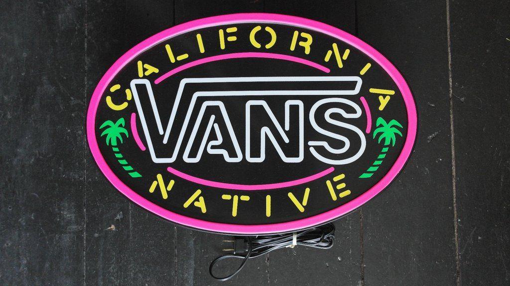 Cool Neon Vans Logo - vintage vans california native neon sign (location london ...