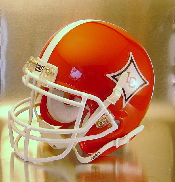 Lincoln County Red Devils Logo - Georgia High School mini football helmets